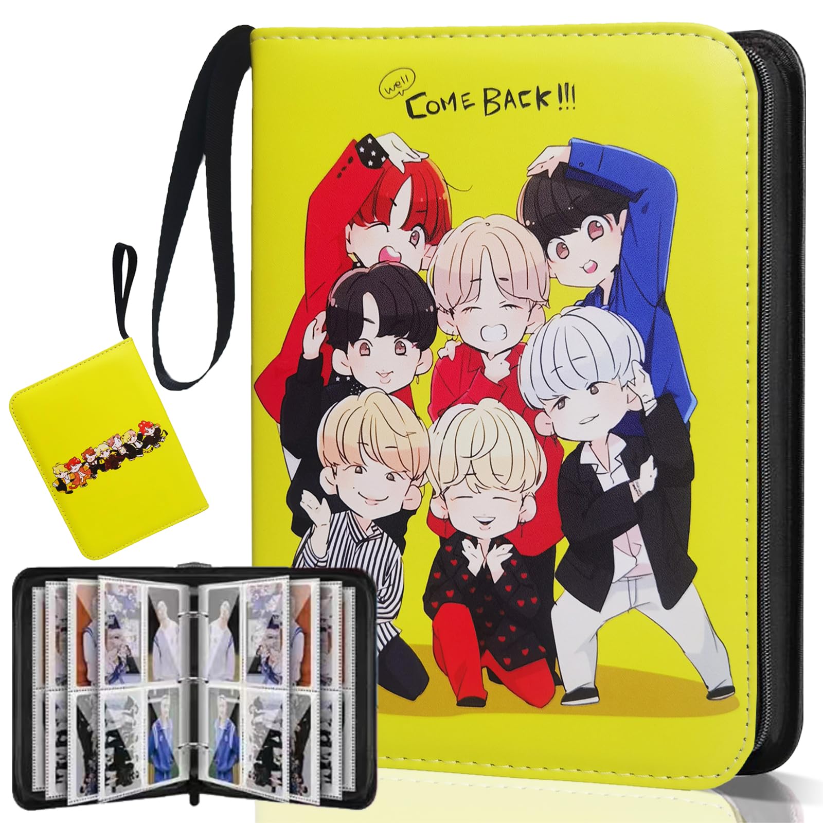 Amazon.com: NOVETUTOTA Korean Pop Albums, BT21 Photocard Binder